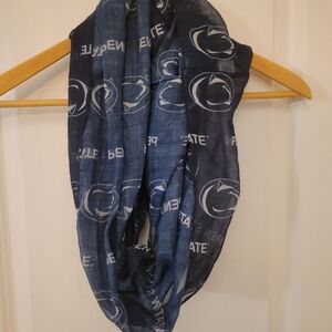 Navy Blue Penn State Logo Infinity Scarf